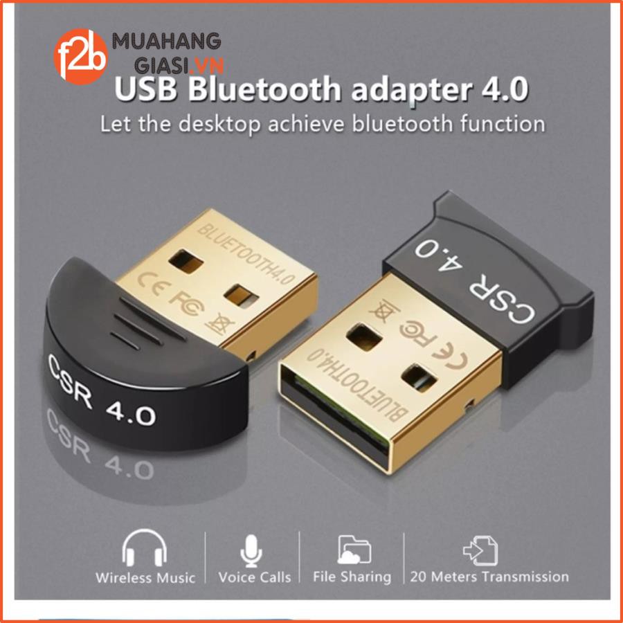 USB Bluetooth 4.0 dùng cho máy tính Laptop, PC - Usb 4.0 SCR Dongle