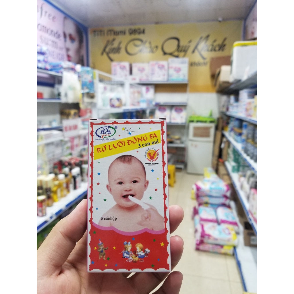 Rơ lưỡi Đông Fa  hộp 5 cái cho bé [Shop Bé TiTi ]