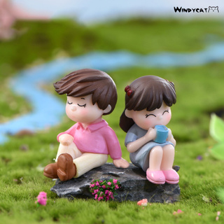 Set 2 Mô Hình Cặp Đôi Dễ Thương Dùng Trang Trí