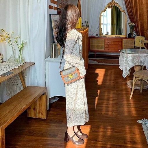 Giày Cao Gót Da Bóng Đế Dày Thời Trang 2022 Mary Jane Cho Nữ