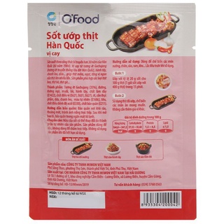 Sốt ướp thịt nướng Hàn Quốc vị cay