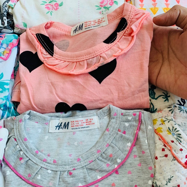 Set 3 váy H&M cho bé gái