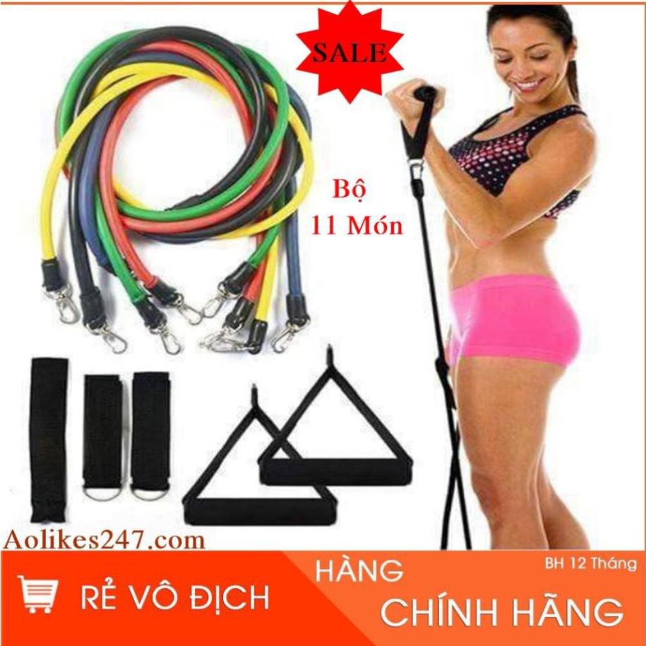 12.12 . ❤️Giá Xưởng❤️ Bộ 5 Dây Ngũ Sắc Tập Full Body - Dụng Cụ Tập Gym Chính Hãng , ⇤ :