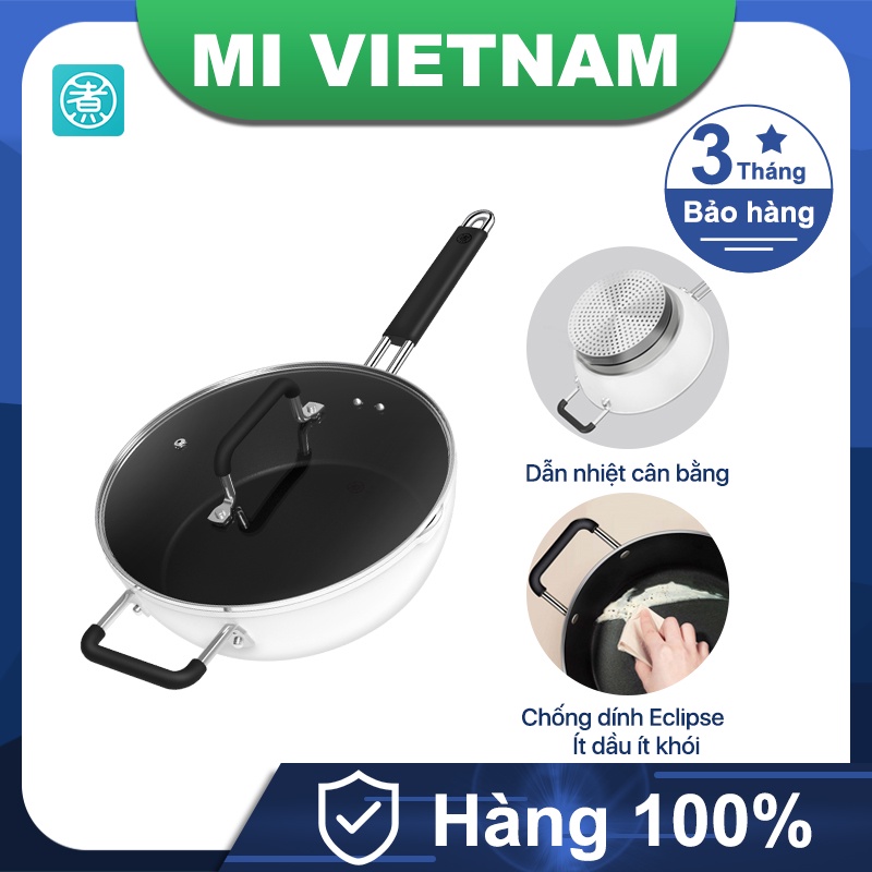 Nồi dùng cho bếp điện từ Xiaomi Zhiwuzhu GJC03CM Dẫn nhiệt cân bằng Chống dính Eclipse