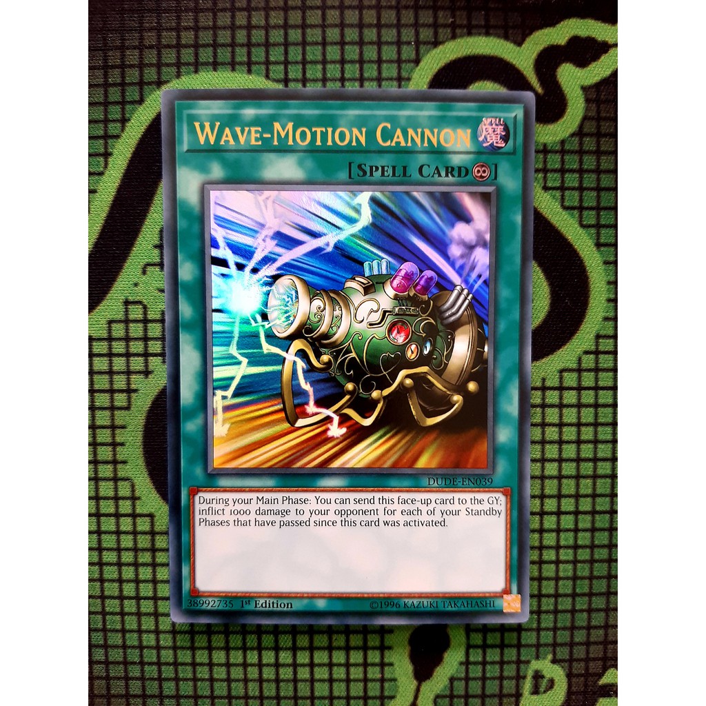 THẺ BÀI YUGIOH Wave-Motion Cannon - DUDE-EN039 - Ultra Rare 1st Edition