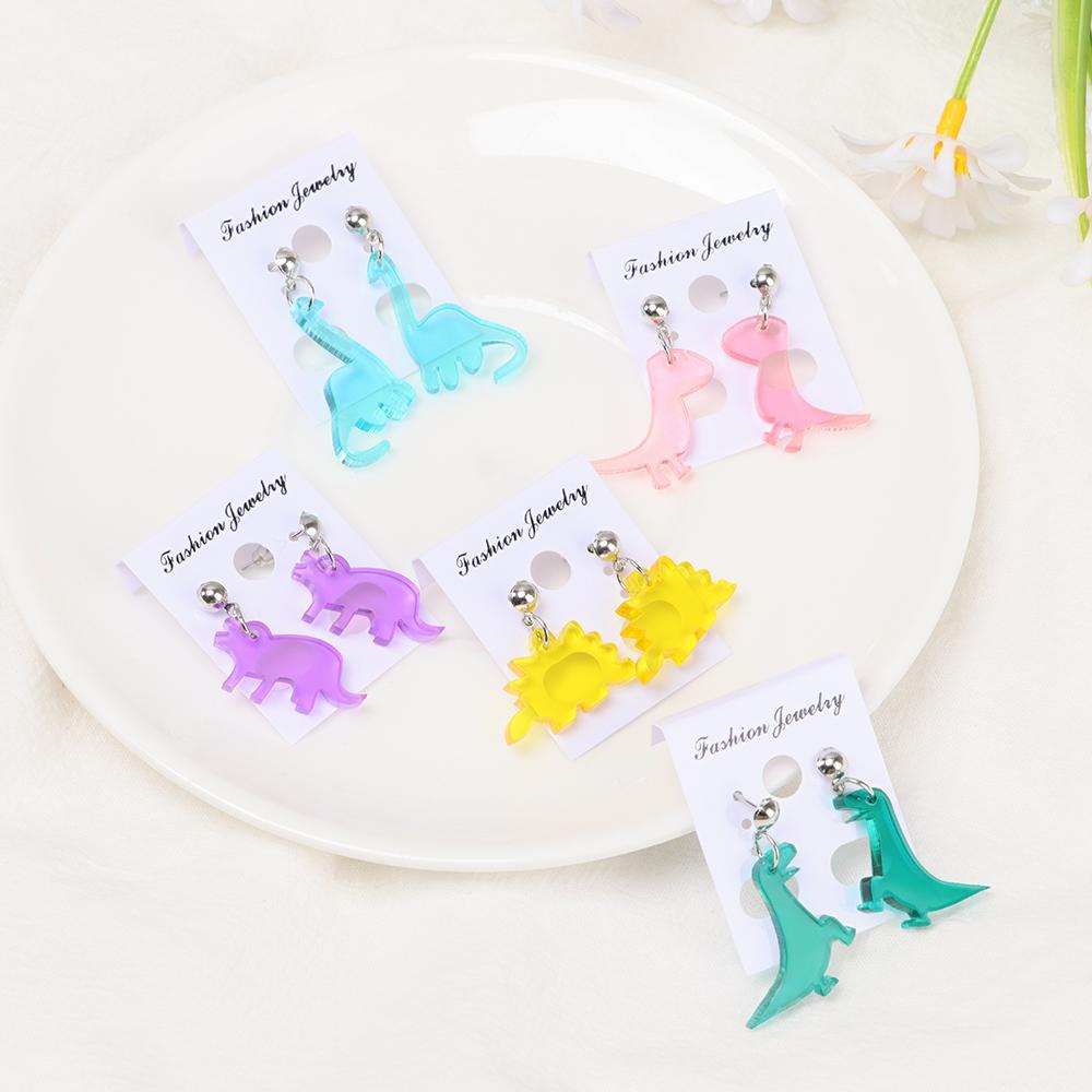 1 Khuyên Tai Acrylic Nhiều Màu Dễ Thương Dùng Làm Quà Tặng Sinh Nhật