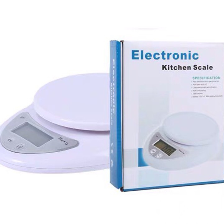 Cân điện tử Electronic Kitchen B05 5kg,Cân điện tử tiểu ly , 5kg,sử dụng trong nhà bếp