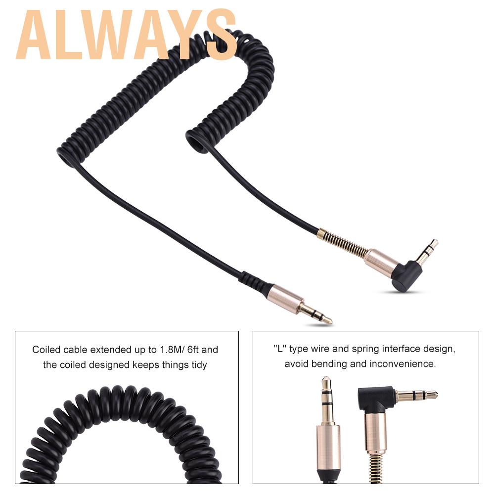 dây cáp chuyển đổi từ giác cắm 3.5mm sang 1.8m