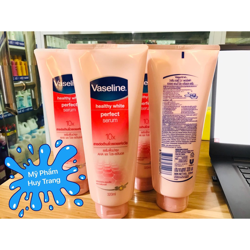 Sữa Dưỡng Thể Vaseline 10X Tuýp 320ml