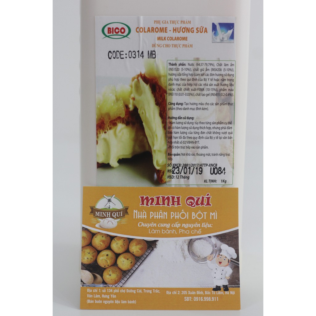Colarome hương sữa Bico 1 kg