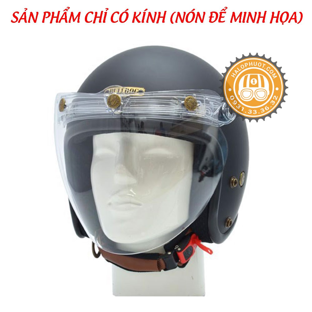 Kính Eagle Bulldog gắn nón 3/4