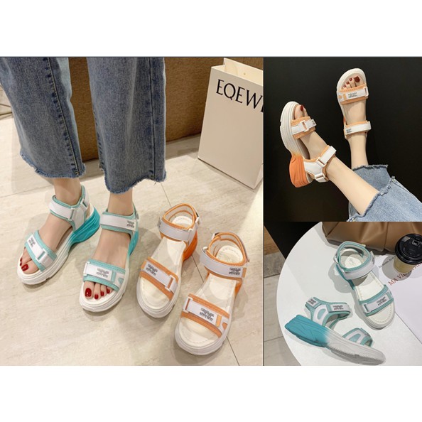 Giày Sandal Nữ, Dép Quai Hậu Cá Tính, Cao 3cm, Chất Đẹp, Nhẹ, Mềm Êm Chân, Mẫu MỚI, HOTTREND 2021