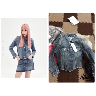 Áo khoác denim Zara Spain Authentic