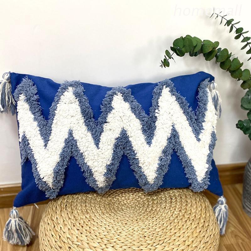 Áo Gối Họa Tiết Hình Học Phong Cách Boho Kích Thước 30x50cm
