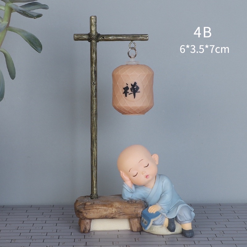 Bộ 2 chú tiểu đèn lồng