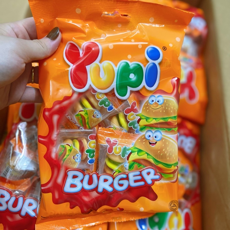 Kẹo Dẻo Yupi Hamburger gói 90g