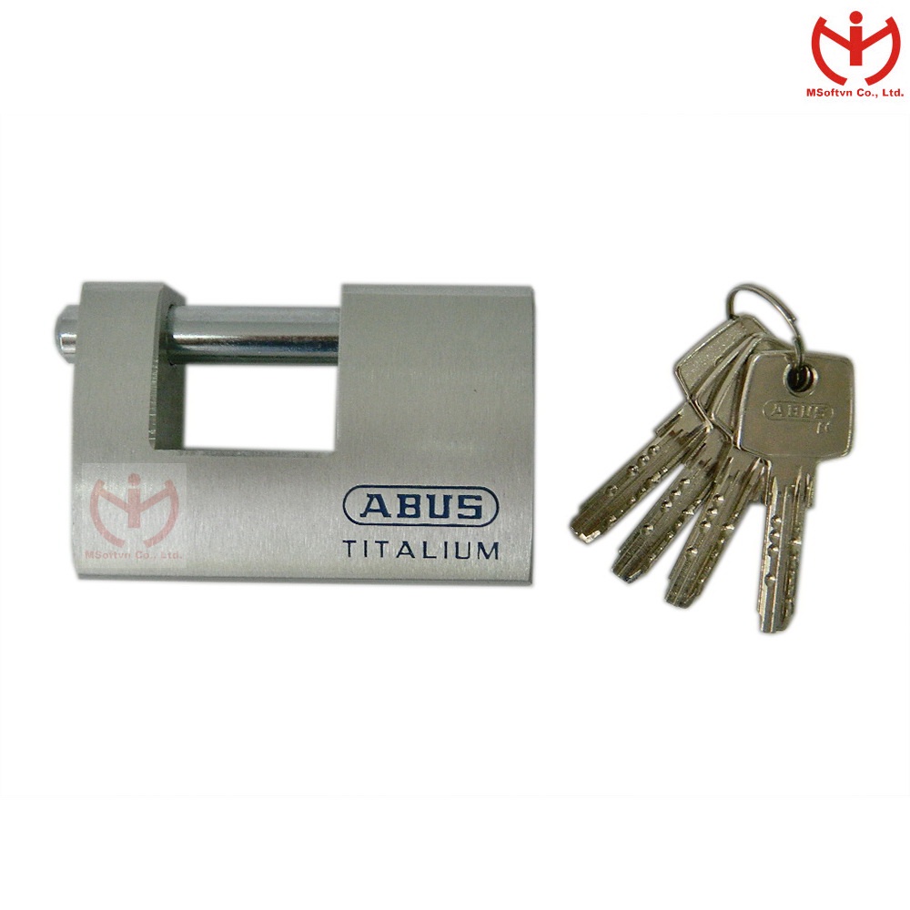 [Hỏa tốc HCM] Ổ khóa cầu ngang ABUS 98TI/90 thân TITALIUM rộng 90mm - MSOFT