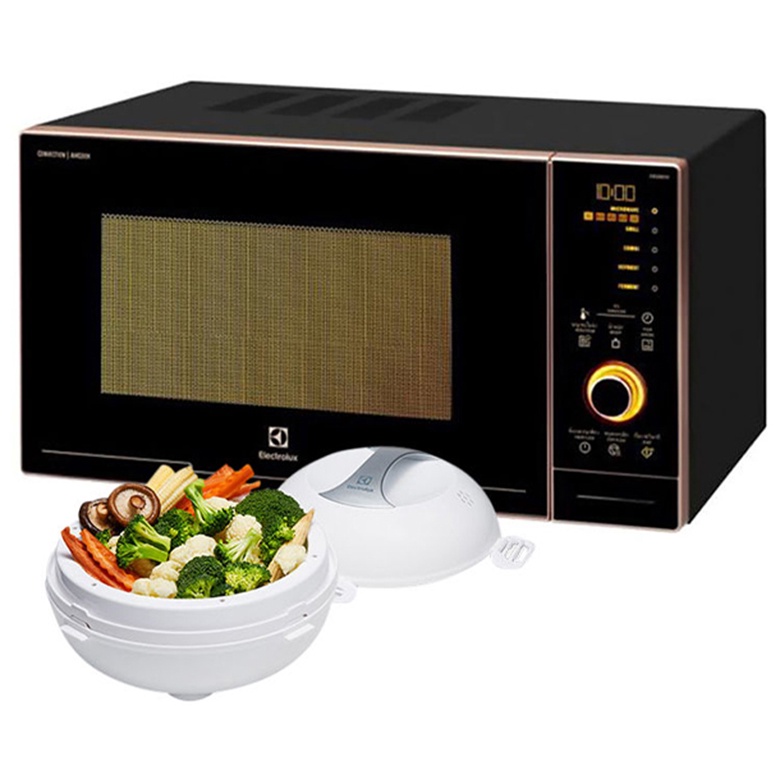 Lò vi sóng kết hợp nướng và đối lưu, chiên không dầu Aircook 30L Electrolux EMS3082CR