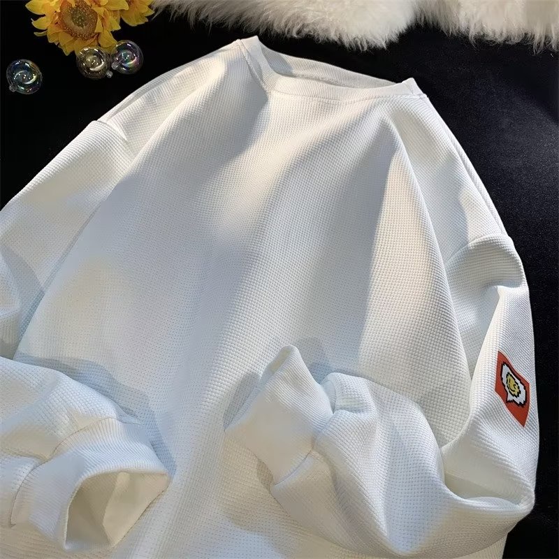 Áo Sweater Cổ Tròn Dáng Rộng Thiết Kế Đơn Giản Thời Trang Dành Cho Cả Nam Và áo len nữ form rộng áo len đẹp