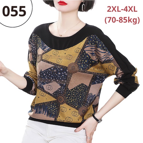 Áo Thun Nữ Hàng Quảng Châu Kiểu Đơn Giản Cho Người Lớn Tuổi Có Size Cho Người Mập Thời Trang Trung Niên Như Thủy AB055C