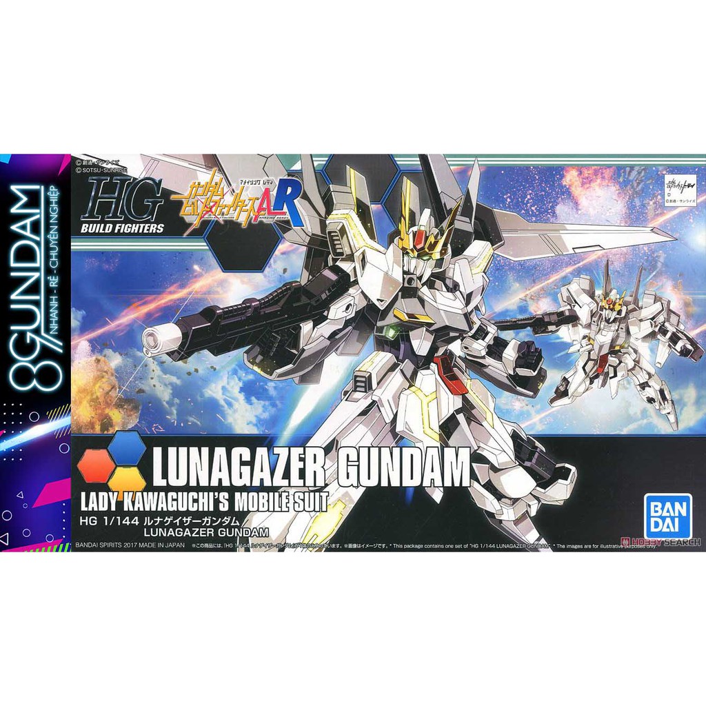 Mô Hình Lắp Ráp Gundam HG BF Lunagazer