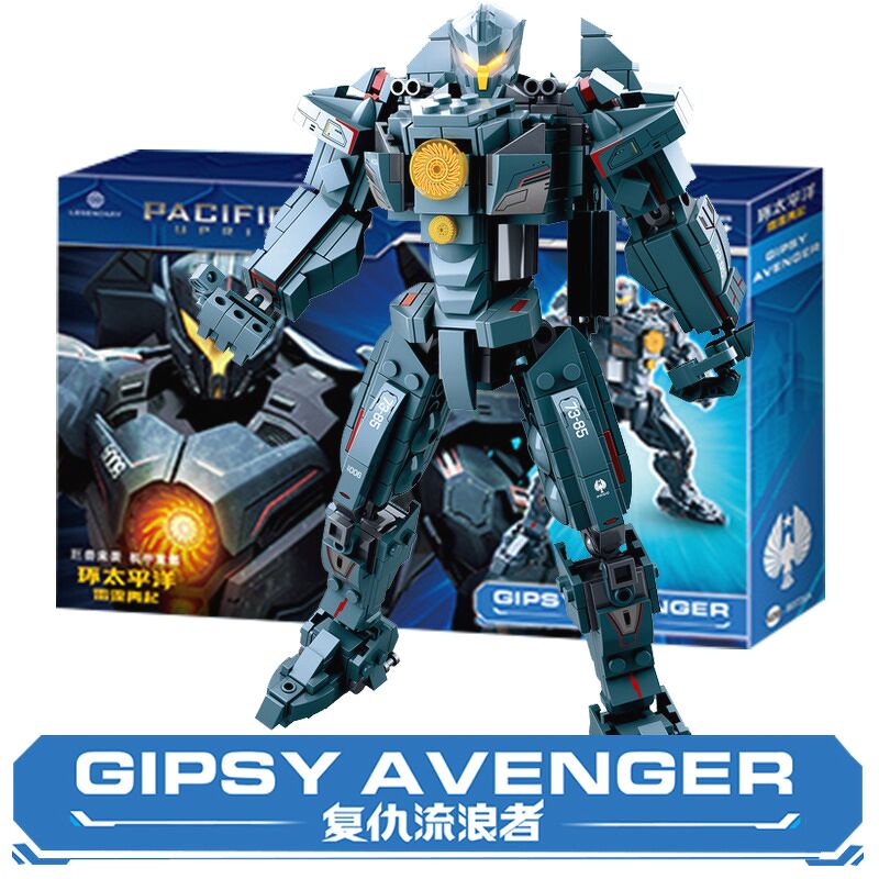 Mô Hình Bandai Gipsy Avenger Metallic Pacific Rim Đồ Chơi Lắp Ráp Anime