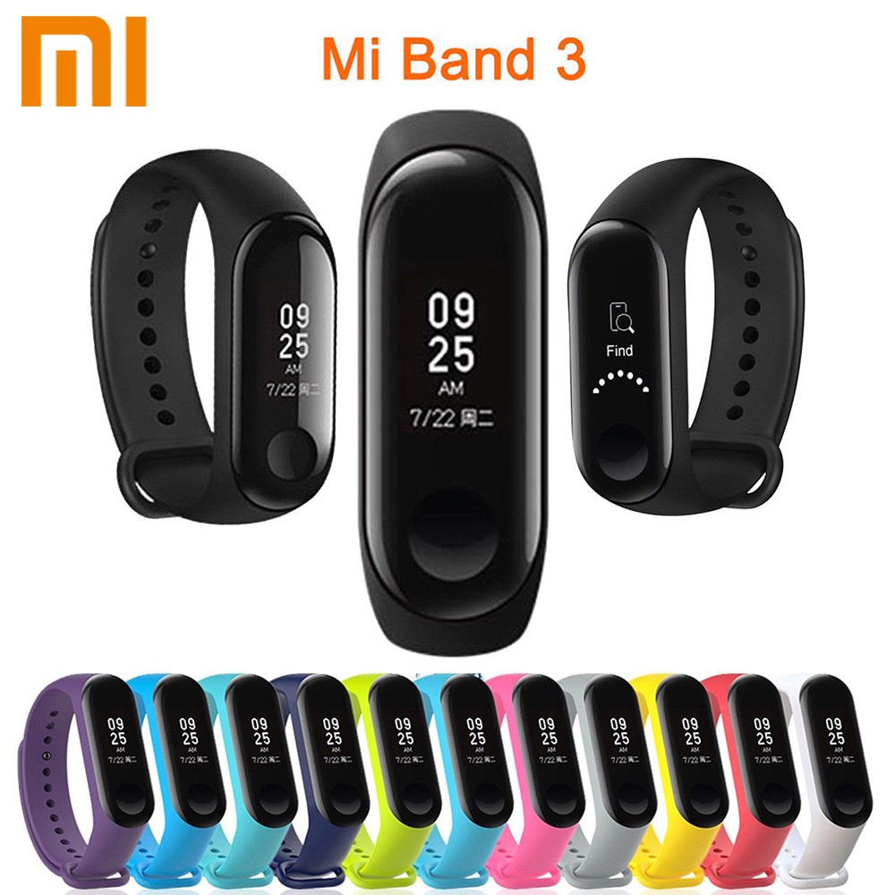 Dây Đeo Silicon Cho Đồng Hồ Thông Minh Xiaomi Mi Band 3 và XIAOMI MI Band 4