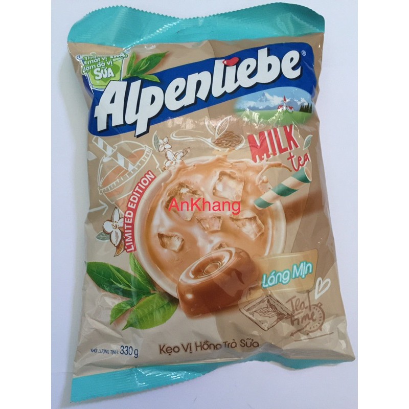 Kẹo Alpenliebe Hồng Trà Sữa 320gr 110 Viên