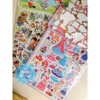Hình dán Sticker 2 lớp dập nổi 3D cứng