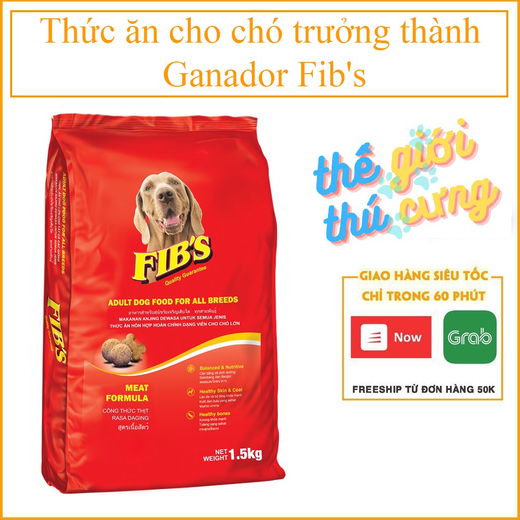 Thức ăn cho chó trưởng thành Ganador Fib s 400gr gói thumbnail