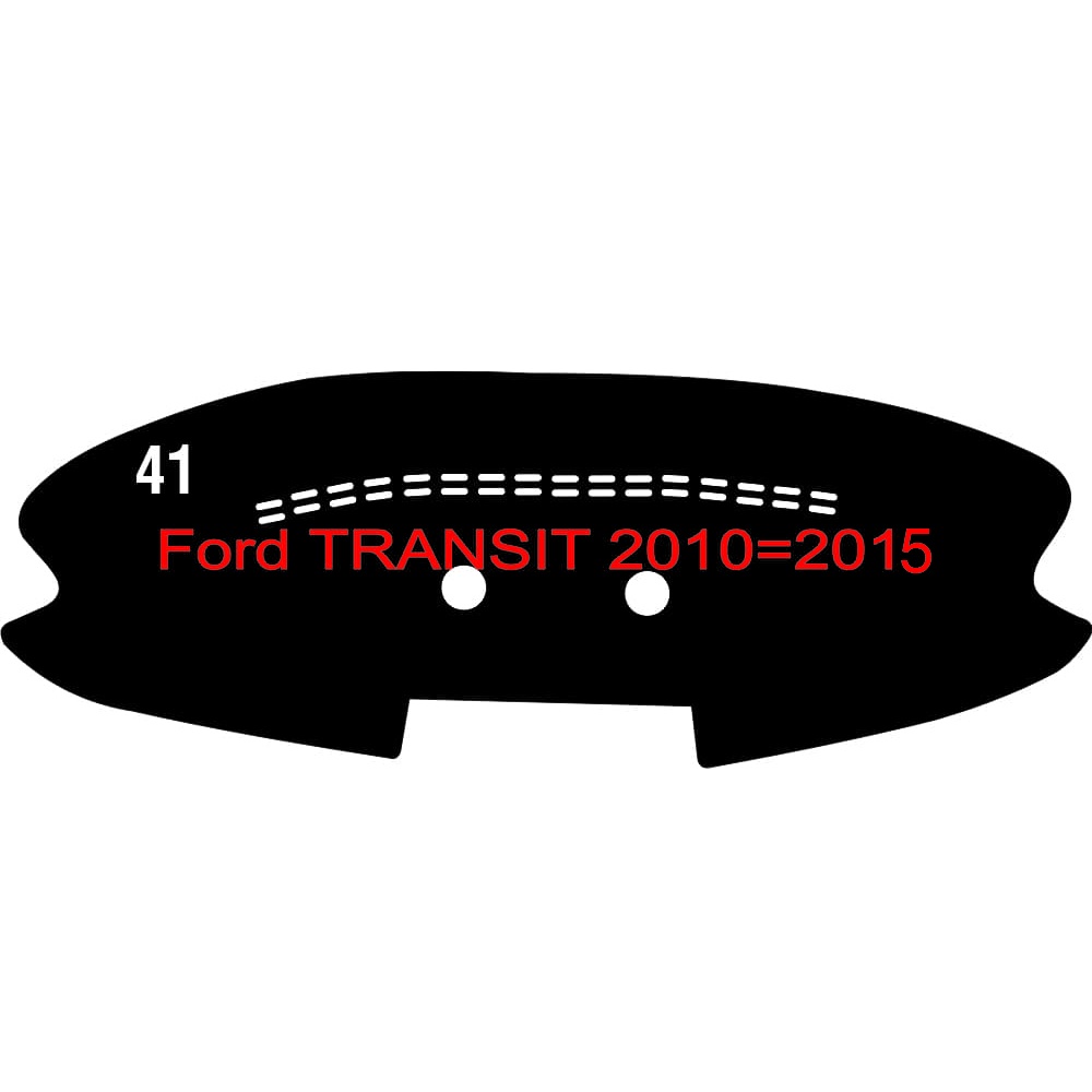 Thảm Taplo xe Ford Transit 2014 - 2015 chất liệu Nhung lông cừu hoặc Da Carbon
