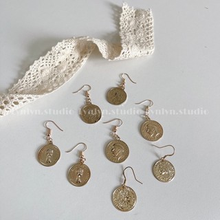 Khuyên tai / bông tai đồng xu (có thay kẹp)