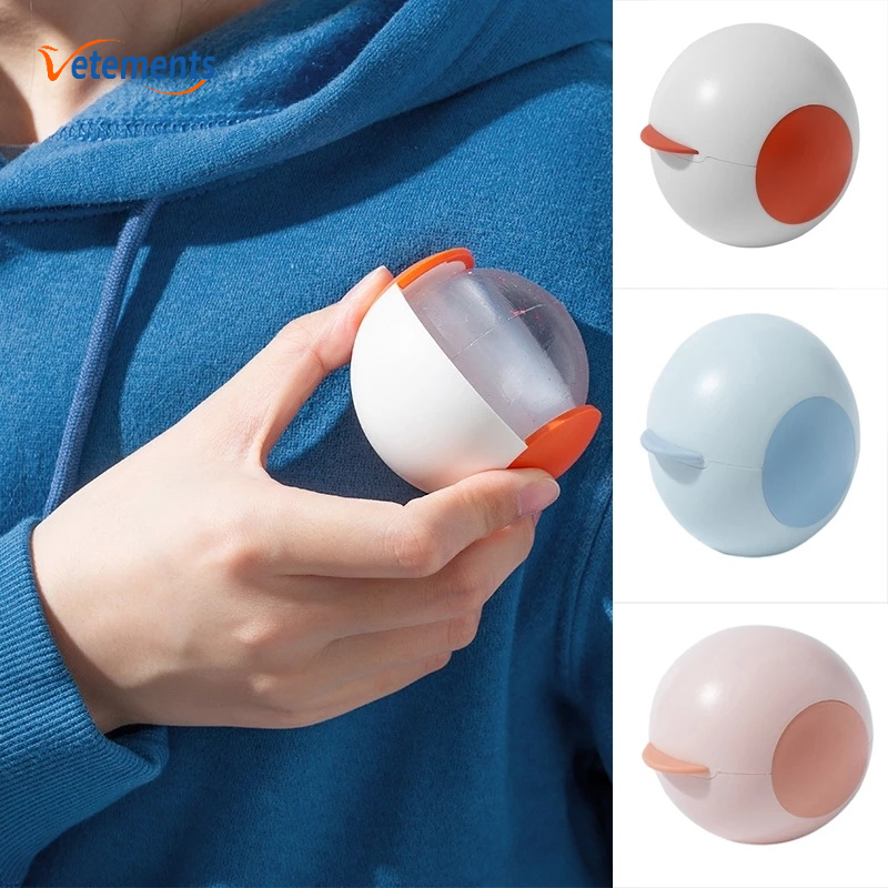 [VES]Mini Round Hair Ball Portable Pet Dust Collector/ Strong Adherent Rolling Ball Home Travel Device/ Washable and Reusable Clothes Remover