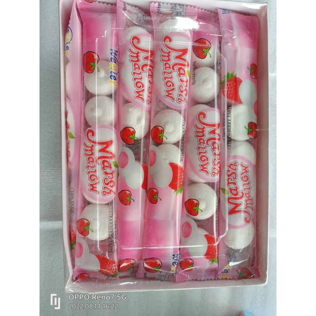 [ Quà tặng ] Combo 20 gói kẹo bông mashmalow / Kẹo bông bánh bao nhân trái cây/ kẹo bông sữa ăn vặt siêu ngon