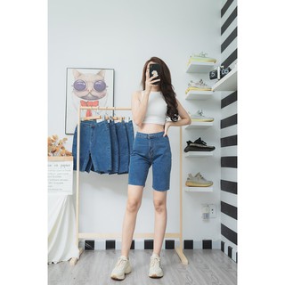 Quần Jeans Skinny Ngắn Ôm Lưng Cao Chuẩn Form