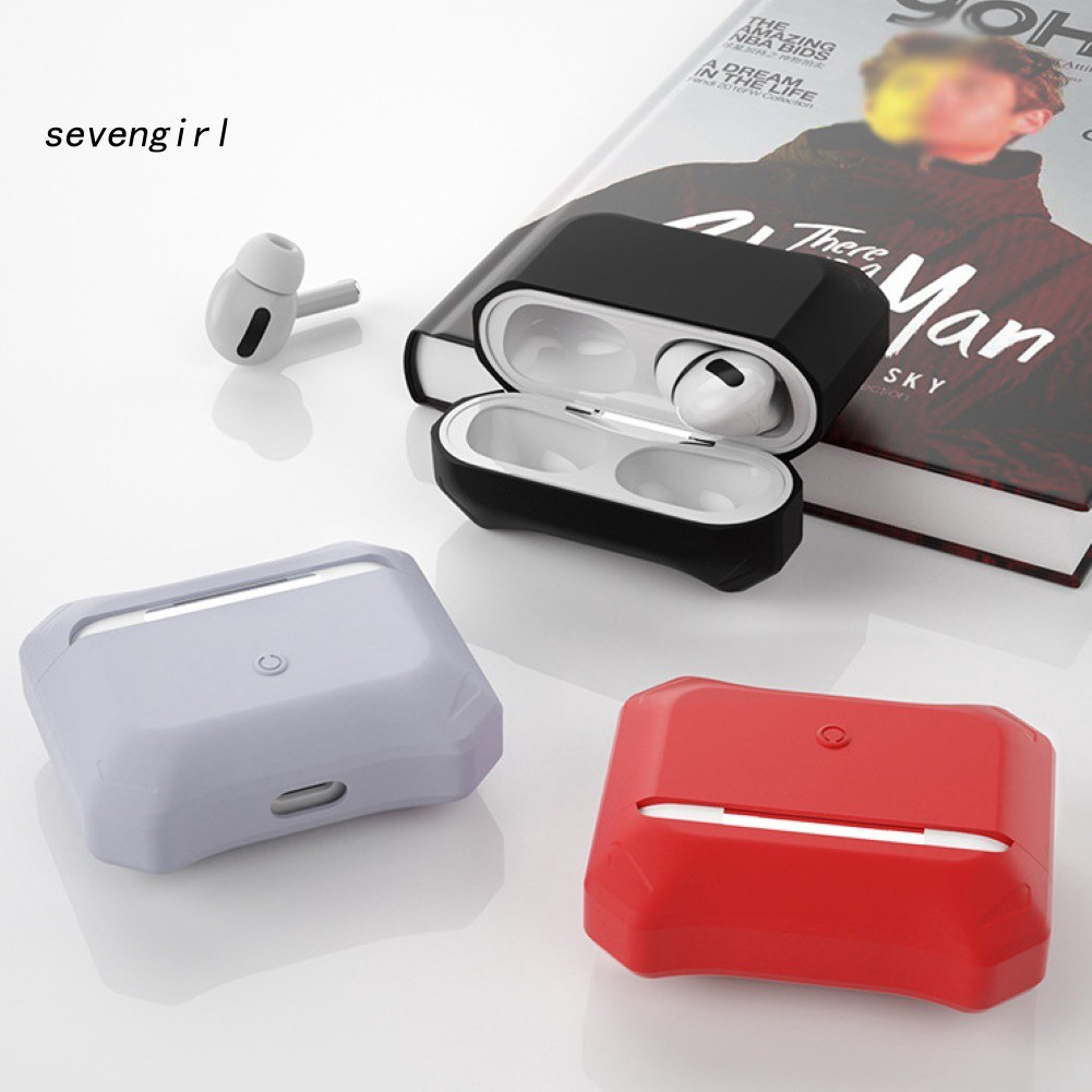 Hộp Đựng Bảo Vệ Bằng Silicone Chống Sốc Cho Tai Nghe Airpods Pro