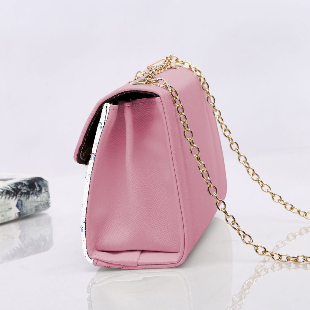 Túi Nữ Đeo Chéo T39 Thời Trang Màu Hồng