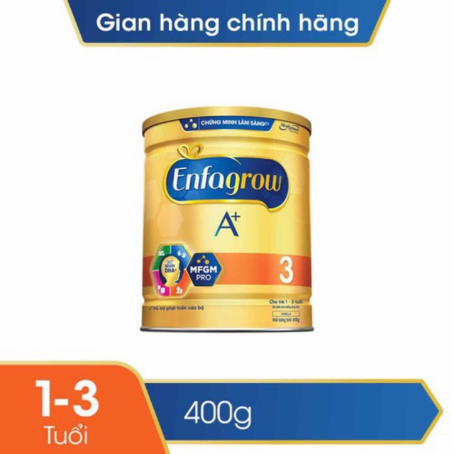 Sữa bột Enfagrow A+ số 3 400g