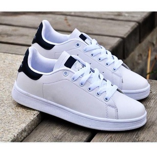 ( vuốt phải xem video - giầy fullbox + giấy gói )Giầy thể thao stan smith gót bạc