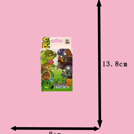 Set 54 ảnh thẻ nhân phẩm Game Plant vs Zombie ngẫu nhiên chibi xinh xắn bài poker bộ tú
