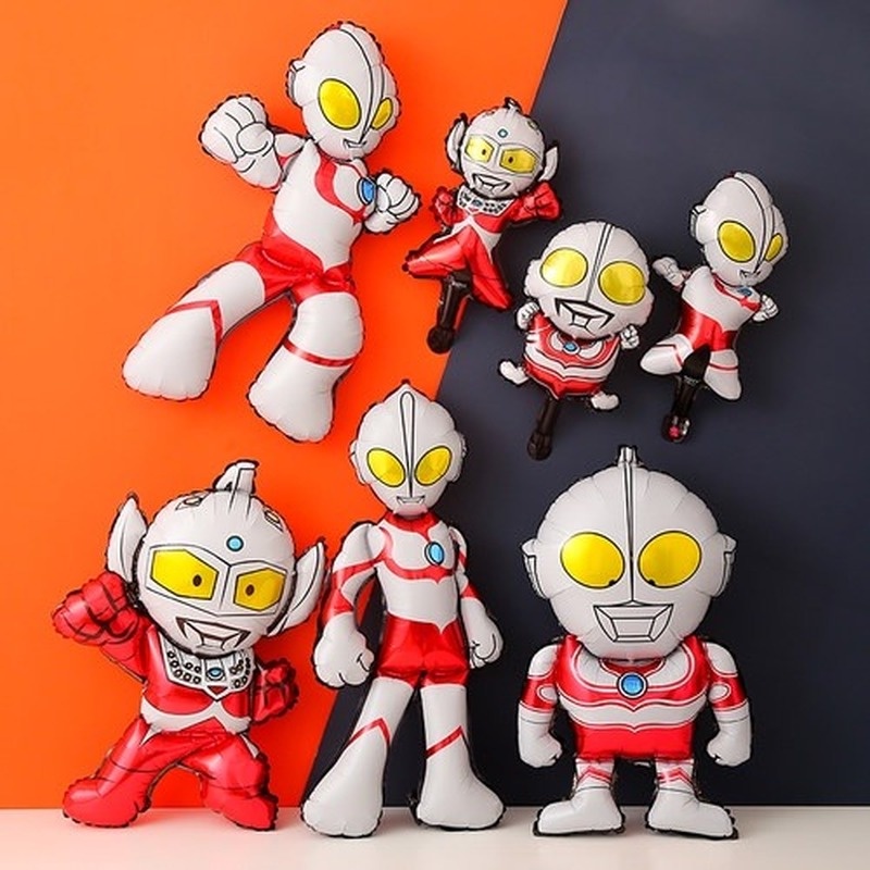 Bong Bóng Trang Trí Tiệc Sinh Nhật Hình Ultraman 78 * 45 CM
