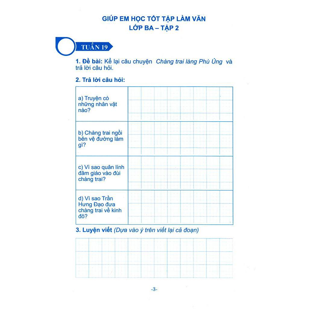 Sách Giúp Em Học Tốt Tập Làm Văn Lớp 3 (Tập 2)