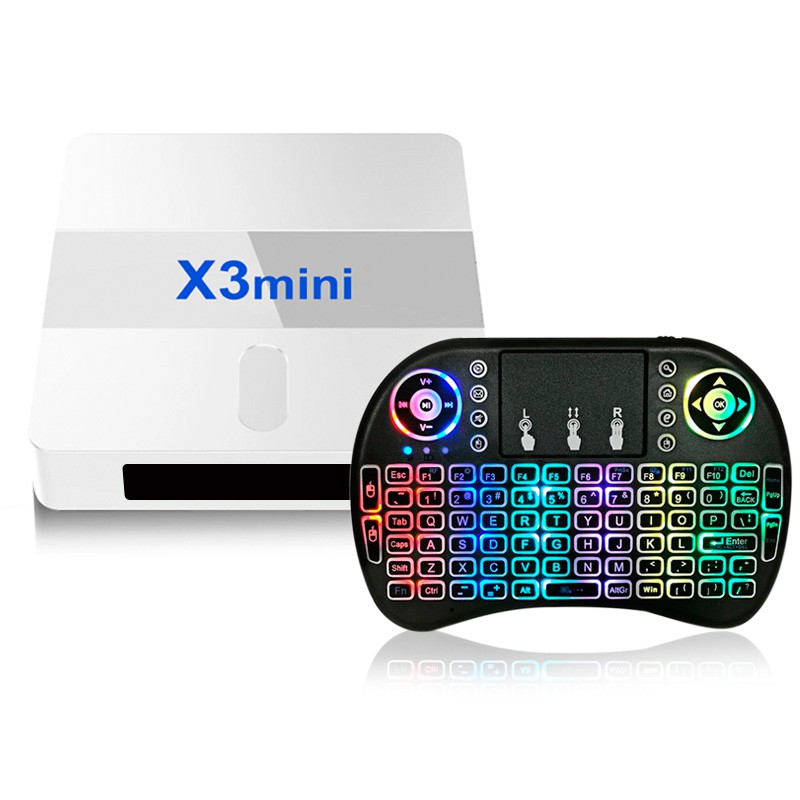 tivi box Rockchip RK3229 X3mini 2G+16G android box Phỏng theo phiên bản Việt hóa của android9.0 android tv box