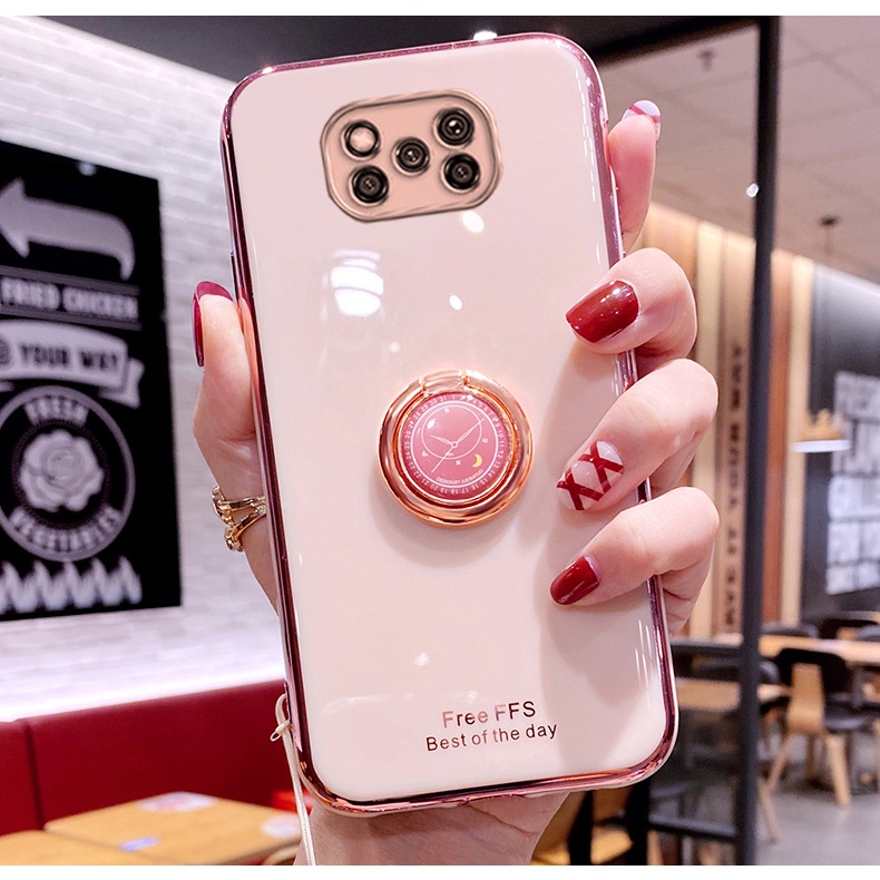 ỐP LƯNG SILICON XIAOMI POCO X3 NFC, X3 NFC PRO KÈM IRING SANG TRỌNG