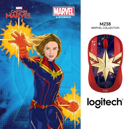 [Trả góp 0% LS] Chuột không dây Logitech M238 Marvel Collection