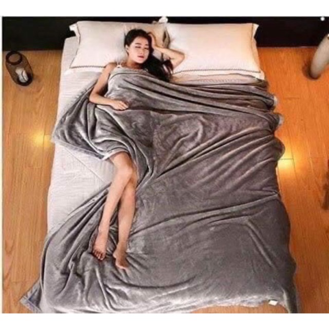 Chăn Lông Thỏ Blanket Siêu Mềm Mịn 1.8KG