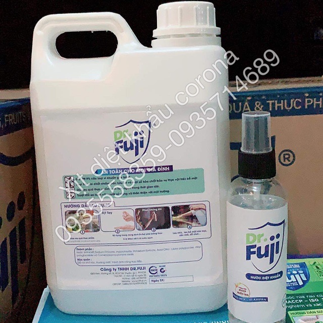 (FREESHIP) 300ml Bình Xịt khuẩn DR.fuji - Sunred Clean diệt 99,9% vi khuẩn