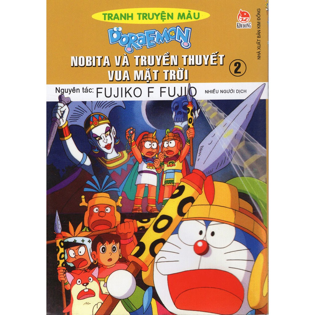 Sách - Doraemon Tranh Truyện Màu - Nobita Và Truyền Thuyết Vua Mặt Trời - Tập 2