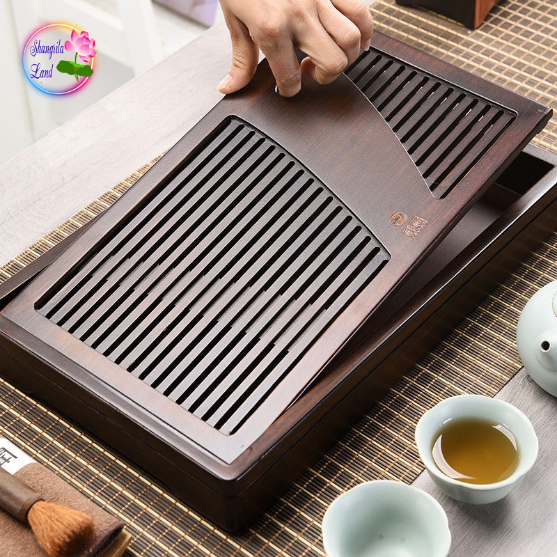 Khay trà tre hun khói cao cấp