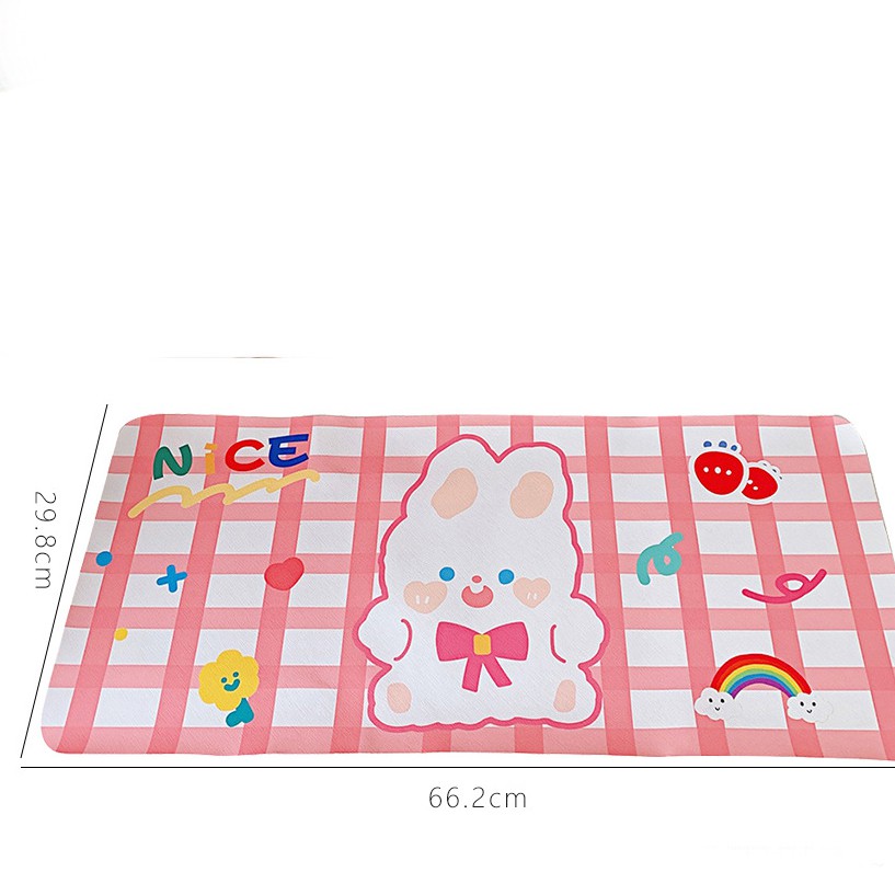 Mouse Pad Lót Chuột Bàn Di Chuột Cỡ Lớn Sweet Bear Đáng Yêu